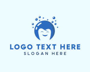 Smiling Tooth Bubble logo