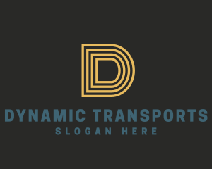 Logistics Transport Courier logo design