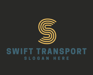 Logistics Transport Courier logo design