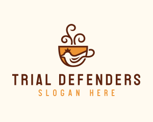 Royal Coffee Dove logo design