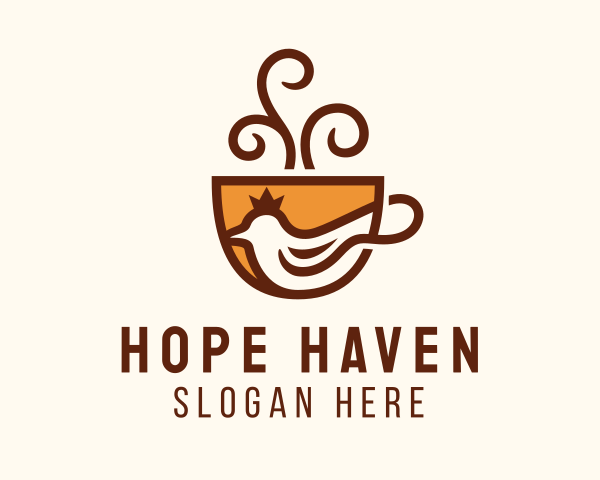 Caffeine logo example 3
