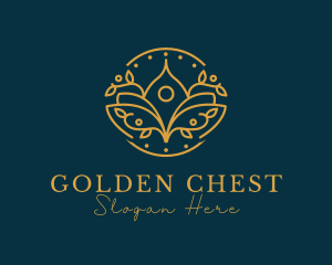 Golden Lotus Spa logo design