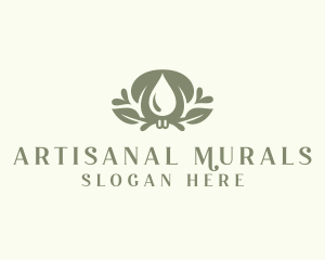 Wellness Essential Oil logo design