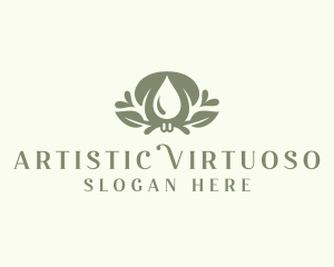 Wellness Essential Oil logo design