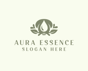 Wellness Essential Oil logo design