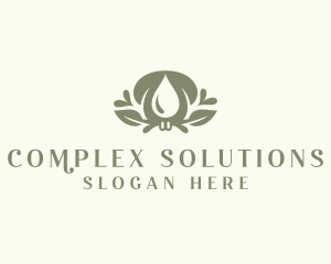 Wellness Essential Oil logo design