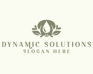 Wellness Essential Oil logo design