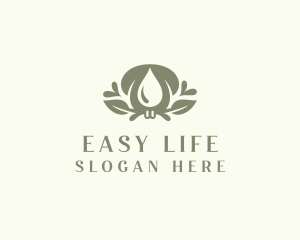 Wellness Essential Oil logo design