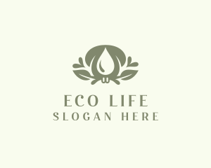 Wellness Essential Oil logo design