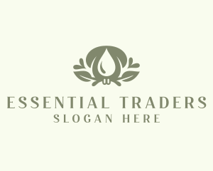 Wellness Essential Oil logo design