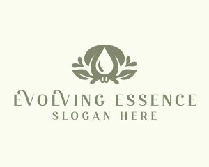 Wellness Essential Oil logo design