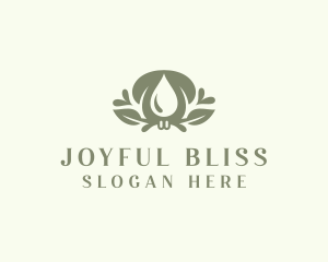 Wellness Essential Oil logo design