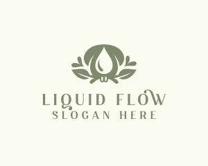 Wellness Essential Oil logo design