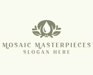 Wellness Essential Oil logo design