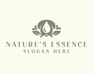 Wellness Essential Oil logo design