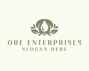 Wellness Essential Oil logo design