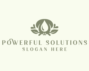 Wellness Essential Oil logo design