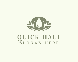 Wellness Essential Oil logo design