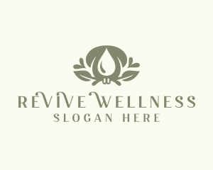 Wellness Essential Oil logo design