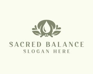 Wellness Essential Oil logo design