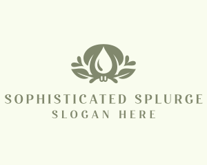 Wellness Essential Oil logo design