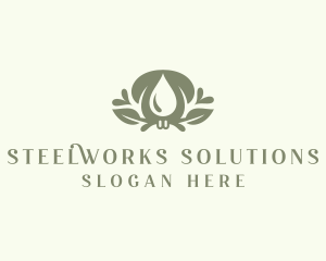 Wellness Essential Oil logo design