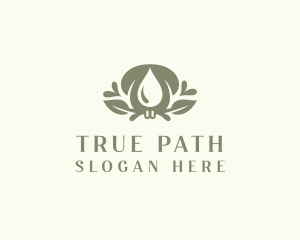 Wellness Essential Oil logo design