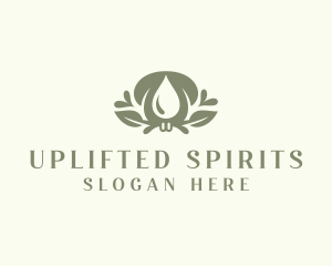 Wellness Essential Oil logo design