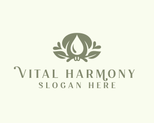 Wellness Essential Oil logo design