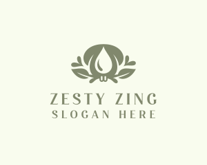 Wellness Essential Oil logo design