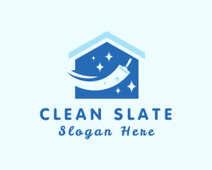 Home Cleaning Squeegee logo design