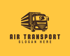 Courier Trailer Truck logo design