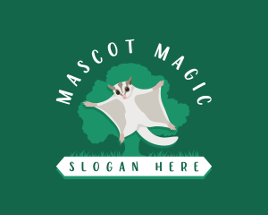 Sugar Glider Animal logo design