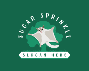 Sugar Glider Animal logo design