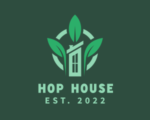 House Leaf Gardener logo design