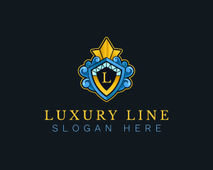 Luxury Crest Crown  logo design