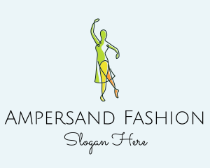 Multicolor Fashion Dancer  logo design