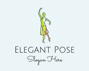 Multicolor Fashion Dancer  logo design