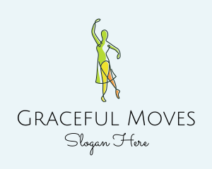 Multicolor Fashion Dancer  logo design