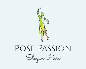 Multicolor Fashion Dancer  logo design