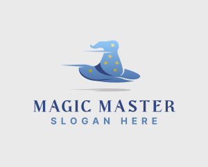 Fast Magic Wizard Hat logo design