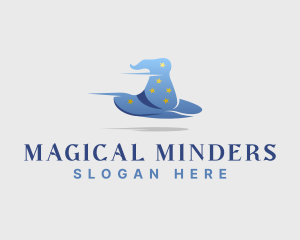 Fast Magic Wizard Hat logo design