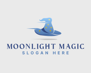 Fast Magic Wizard Hat logo design