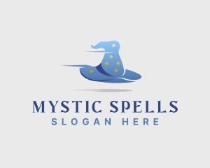 Fast Magic Wizard Hat logo design