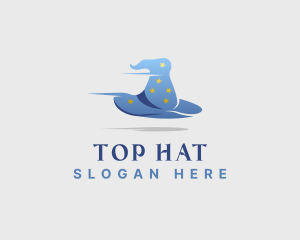 Fast Magic Wizard Hat logo design