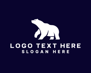 Polar Bear Animal logo