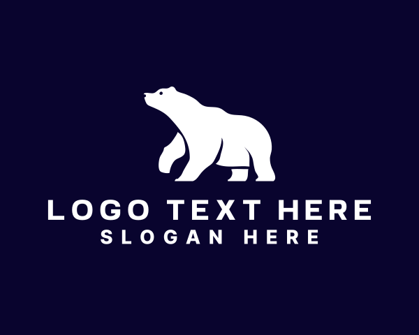 Polar Bear logo example 4