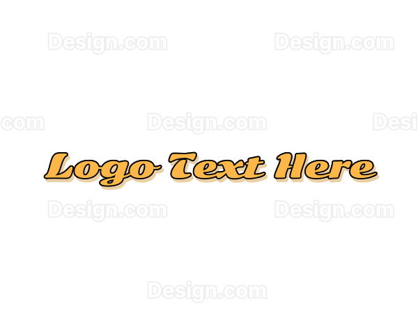 Retro Script Boutique Logo