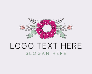 Scrunchie Floral Accessory logo
