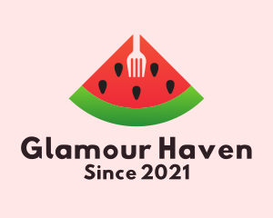 Watermelon Slice Fork  logo